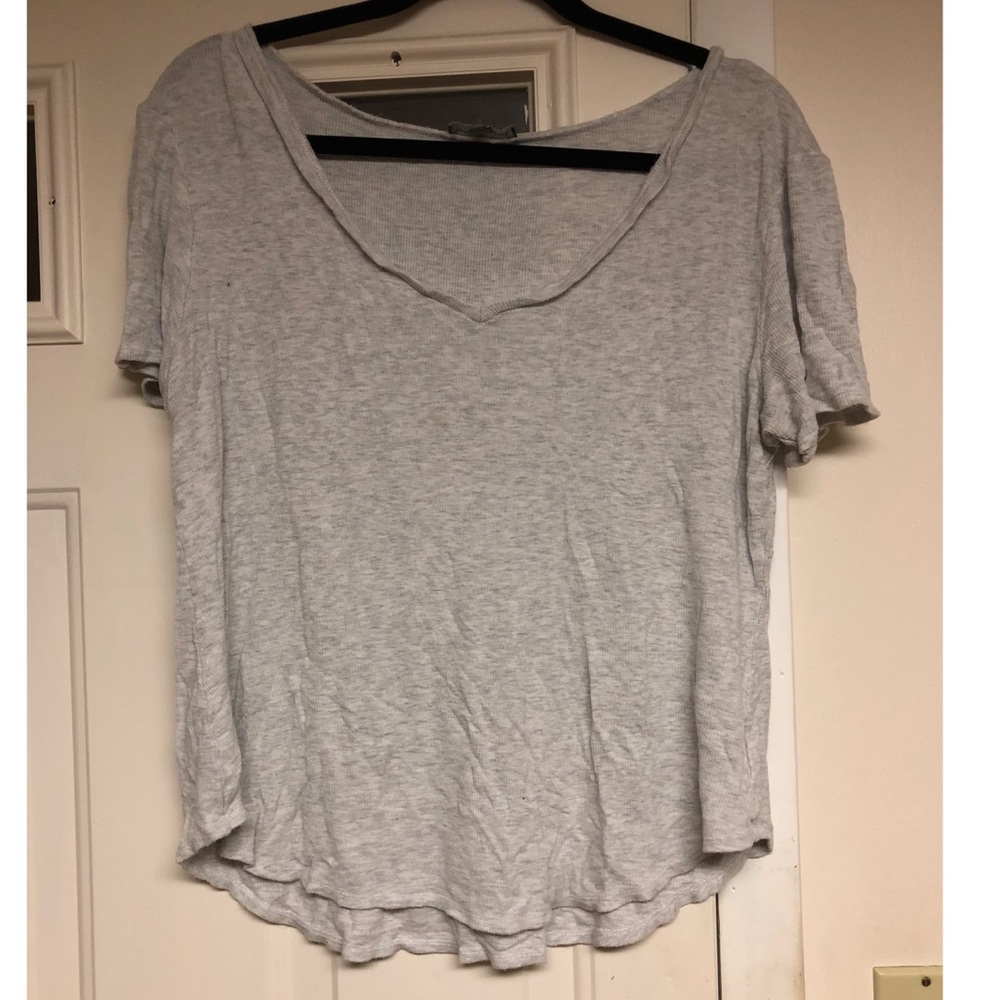 Market & Spruce relaxed fit grey tee